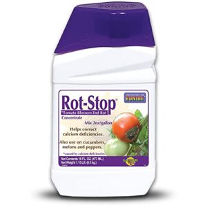 bonide rot-stop tomato blossom end rot, 16 oz concentrated liquid garden fertilizer for calcium deficiency indoors & outdoors