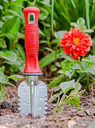 Garden Weasel Multi-Use Transplanter -Dig, Cultivate, Plant, & Weed with Ease – Features Triangular Blade, Dependable Aluminiron Construction, Non-Slip Comfort Grip & a