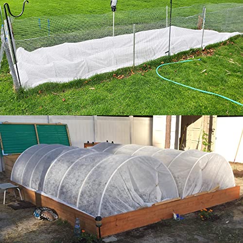 Plant Covers Freeze Protection 10x30ft Frost Cloth Blanket Floating Row Cover for Winter Protection Sun Pest Protection 0.9 oz/yd²