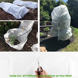 Plant Covers Freeze Protection 10x30ft Frost Cloth Blanket Floating Row Cover for Winter Protection Sun Pest Protection 0.9 oz/yd²