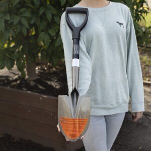 Black & Decker BD1515 D-Handle Mini Garden Shovel, 26 in, Black