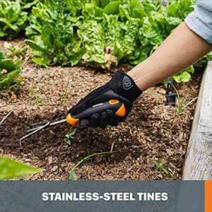 Worx WG003 3-Tine Hand Garden Cultivator