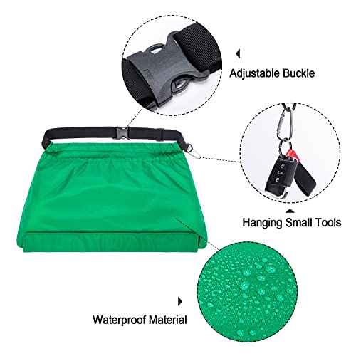 ESINGMILL Fruit Picking Bag，Quick Pour-out Harvest Garden Picking Apron Adjustable for Gardeners & Pickers