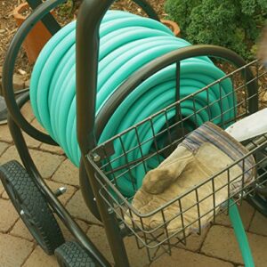 Liberty Garden Products Garden 871-S Residential Grade 4-Wheel Garden Hose Reel Cart, Holds 250-Feet of 5/8-Inch Hose - Bronze