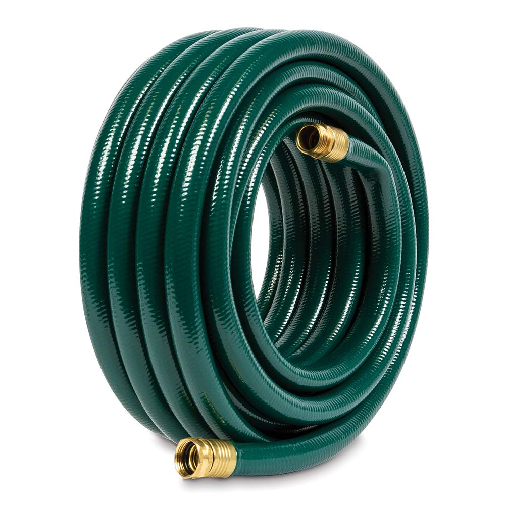 Gilmour 843501-1001 Flexogen Heavy Duty Watering Garden Hose 3/4in x 50 Feet, Green