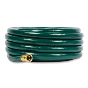 Gilmour 843501-1001 Flexogen Heavy Duty Watering Garden Hose 3/4in x 50 Feet, Green