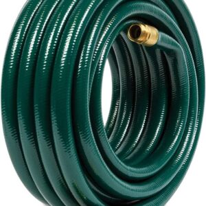 Gilmour 843501-1001 Flexogen Heavy Duty Watering Garden Hose 3/4in x 50 Feet, Green