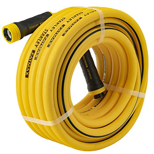 Stanley Fatmax Professional Grade Water Hose, 50' x 5/8", Yellow 500 PSI