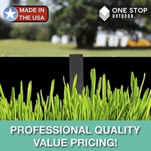 USA Made (25-Pack) Nylon Landscape Edging Anchoring Plastic Ground Stakes, 10-Inch Length - (Universal - Fits Most Brands EasyFlex Dimex Proflex) (25)