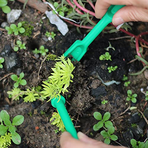 6 Sets Planting Seedlings Dibber Widger Garden Tool Plastic Garden Widger Seedling Dibber and Widger Seed Widger Seedlings Dibber Sowing Digging Tool Transplanting Planting Tool, Multicolor