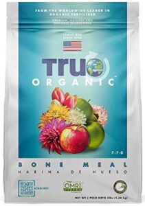 true organic plant foods – organic bone meal 3lbs – cdfa, omri, for organic gardening