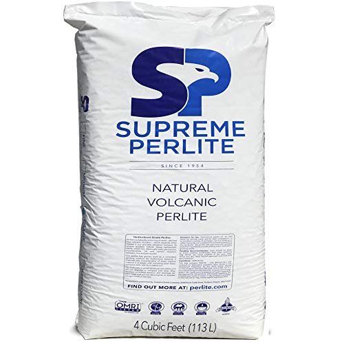 Supreme Perlite Horticultural Coarse Grade – Garden Indoor Outdoor Plants - 4 Cubic Feet (103 Quarts) 1 Bag