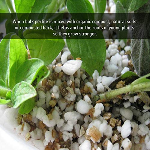 Supreme Perlite Horticultural Coarse Grade – Garden Indoor Outdoor Plants - 4 Cubic Feet (103 Quarts) 1 Bag