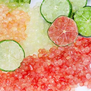 QAUZUY GARDEN 20 Seeds New Mixed Finger Lime Seeds Green Red Pink Non-GMO Caviar Lime Fruit Seeds- Delicious Nutritious Fruit - Easy to Grow & Harvest