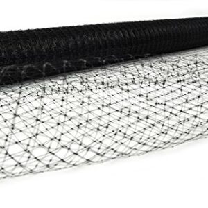 Easy Gardener 6050AZ Netting and Fencing, 7 ft X 100 ft, Black