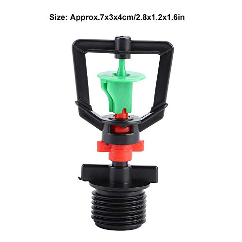 20 Pcs Lawn Sprinkler 1/2" Male Thread Watering Spray Head Misting Nozzle for Garden Irrigation