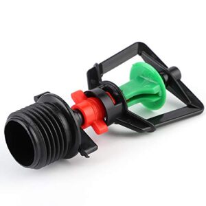 20 Pcs Lawn Sprinkler 1/2" Male Thread Watering Spray Head Misting Nozzle for Garden Irrigation