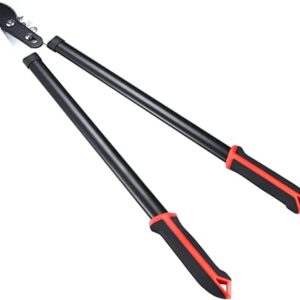 Loppers Heavy Duty Bypass Loppers 30 Inch Loppers and Pruners Heavy Duty Garden Loppers with Gear Power Bypass Loppers for Tree Trimming Branch Cutter with Non-Slip Handles