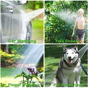 DuLaSeed Hose Nozzle, Garden Hose Nozzle with 10 Adjustable Watering Spray Patterns , Water Hose Sprayer for Watering and Washing