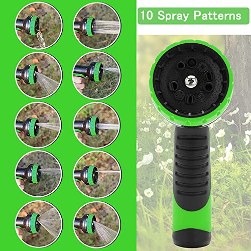 DuLaSeed Hose Nozzle, Garden Hose Nozzle with 10 Adjustable Watering Spray Patterns , Water Hose Sprayer for Watering and Washing