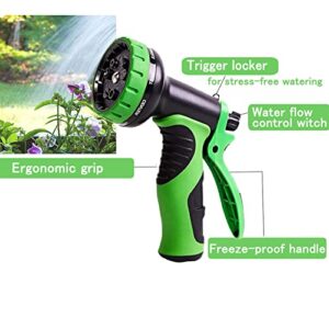 DuLaSeed Hose Nozzle, Garden Hose Nozzle with 10 Adjustable Watering Spray Patterns , Water Hose Sprayer for Watering and Washing