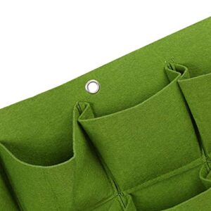 72 Pocket Vertical Wall Garden Planter,Wall Hanging Planting Bags for Garden Indoor Outdoor (Green)