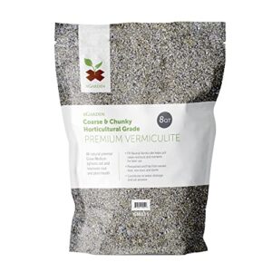 8 quarts xgarden horticultural grade premium vermiculite – extra chunky