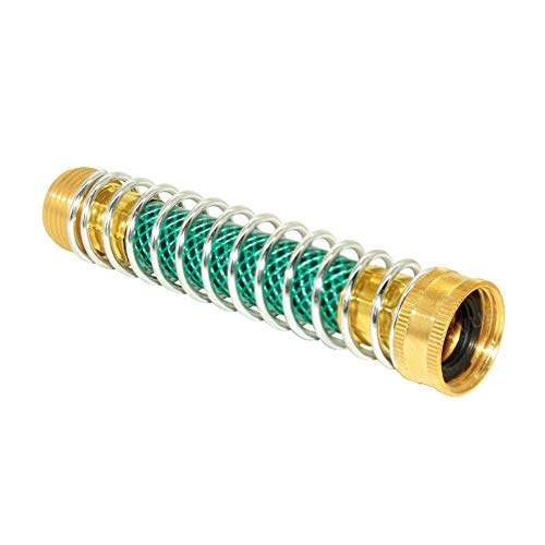 Joywayus Garden Hose Connector Adapter kit, (Two Garden Hose Protector and Two 3/4" GHT Female Garden Hose Cap)