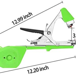 Plant Tying Machine, Plant Tying Gardening Tape Tool with 10 Rolls of Tapes and a Box of Staple for Vegetable, Grape, Tomato, Cucumber, and Flower