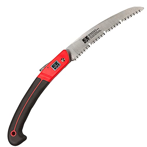 EZ KUT Wow Folding Saw 10 Inch - Foldable Hand Saw for Trees and Wood Cutting Folding Camping Saw Small - Folding Pruning Saw for Tree Trimming Pruning Knife Folding Bone Saw Hunting Pocket Saw Steel