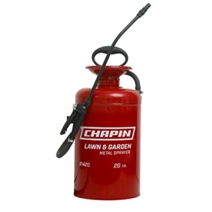 chapin international 31420 2gal metal sprayer, red.