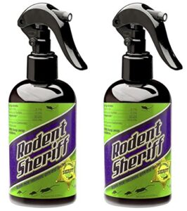 rodent sheriff pest control – ultra-pure peppermint spray repellent – naturally repels mice, raccoons, ants, and more – made in usa (2)