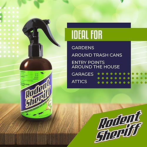 Rodent Sheriff Pest Control - Ultra-Pure Peppermint Spray Repellent - Naturally Repels Mice, Raccoons, Ants, and More - Made in USA (2)