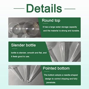 8 Pcs Clear Plant Watering Globes,Plastic Self-Watering Bulbs,Automatic Watering Globes,Garden Water Device for Plant Indoor Outdoor