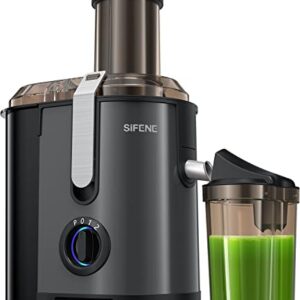 SIFENE Juicer Machine, 800W Juicer with 3.2" Big Mouth for Whole Fruits and Veggies, Juice Extractor with 3 Speeds Settings, Easy to Clean