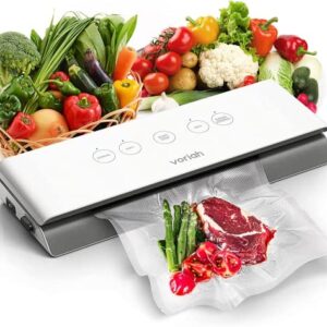 Vacuum Sealer, voriah Vacuum Sealer Machine with Automatic Air Sealing System for Food Storage, Sous Vide, Touch Control, Safety Certified