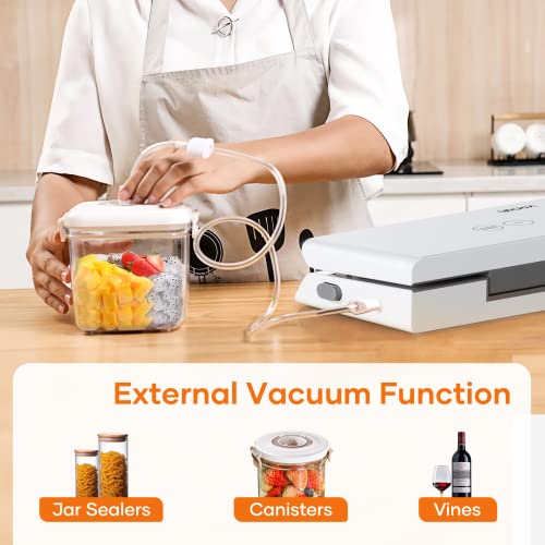 Vacuum Sealer, voriah Vacuum Sealer Machine with Automatic Air Sealing System for Food Storage, Sous Vide, Touch Control, Safety Certified