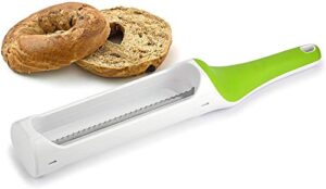 hometown bagel knife – easy to use bagel slicer – safely slice bagels and more