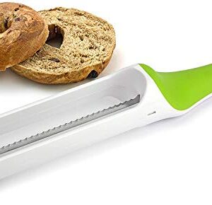 Hometown Bagel Knife - Easy to Use Bagel Slicer - Safely Slice Bagels and More