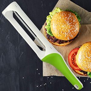 Hometown Bagel Knife - Easy to Use Bagel Slicer - Safely Slice Bagels and More