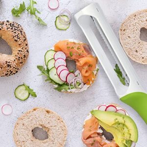 Hometown Bagel Knife - Easy to Use Bagel Slicer - Safely Slice Bagels and More