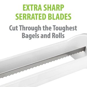 Hometown Bagel Knife - Easy to Use Bagel Slicer - Safely Slice Bagels and More