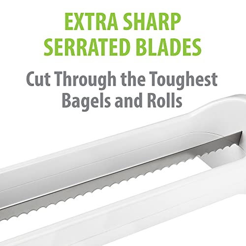 Hometown Bagel Knife - Easy to Use Bagel Slicer - Safely Slice Bagels and More