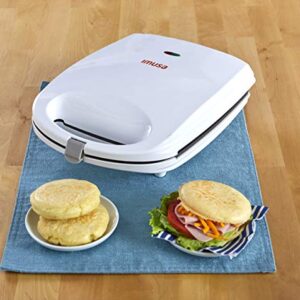 IMUSA USA 4 Slot Electric Arepa Maker with Nonstick Surface (1,200-Watts)