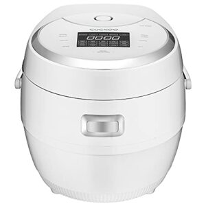 cuckoo cr-1020f | 10-cup (uncooked) micom rice cooker | 16 menu options: white rice, brown rice & more, nonstick inner pot, designed in korea | white