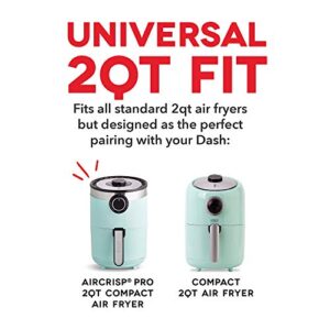 Dash 6-Piece Air Fryer Accessory Kit, 2 Quart, Compact