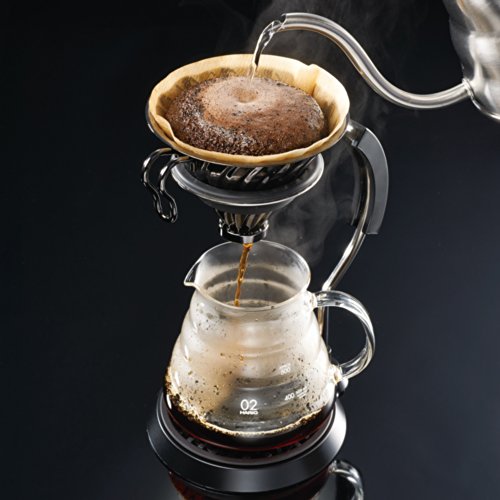 Hario V60 Metal Coffee Dripper, Size 02, Silver