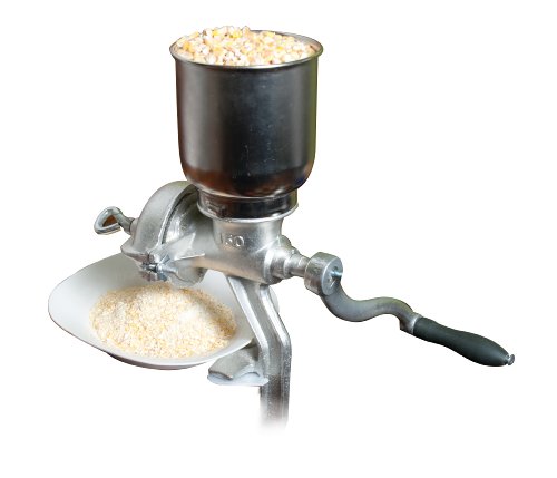 CHARD GM-150 Grain Mill, Tin Coated Cast Iron,Silver