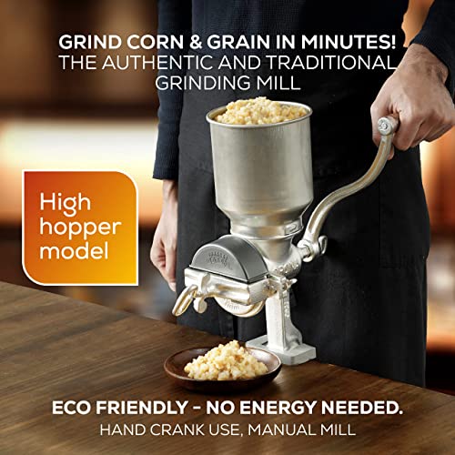 Corona Corn & Grain Mill with High Hopper