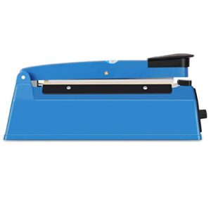 NACHEE 8 Inch Impulse Heat Sealer Manual Bags Sealer Heat Sealing Machine ,Manual Poly Bag Heat Sealer Machine for Plastic Bags PE PP Bags,Blue